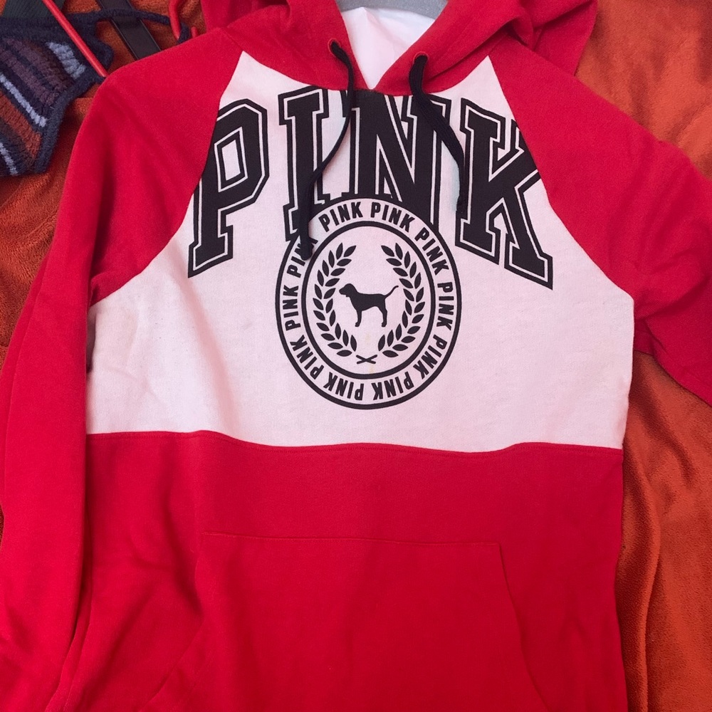 Pink hoodie